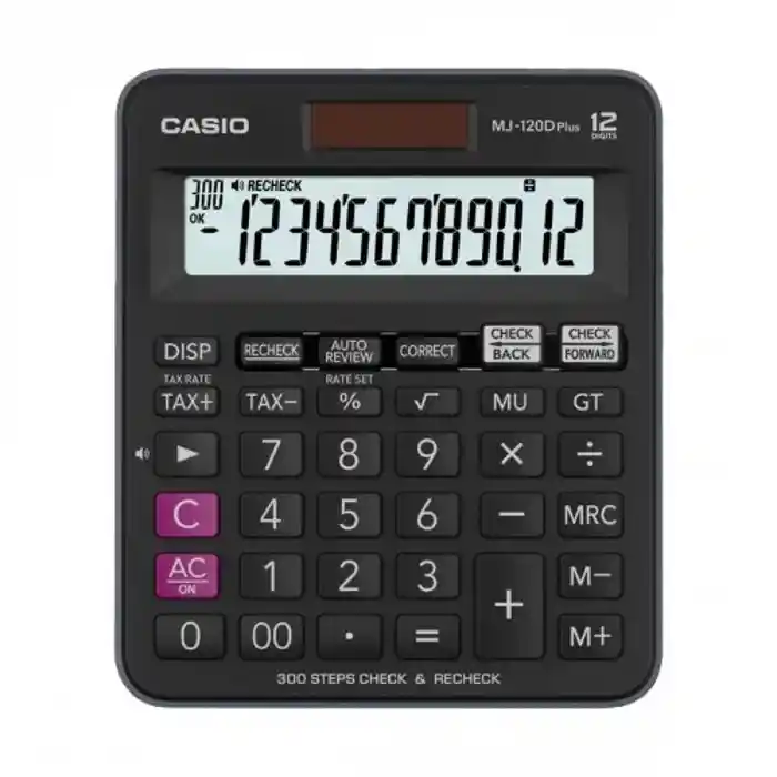 Casio MJ-120D Plus-BK Desktop Calculator